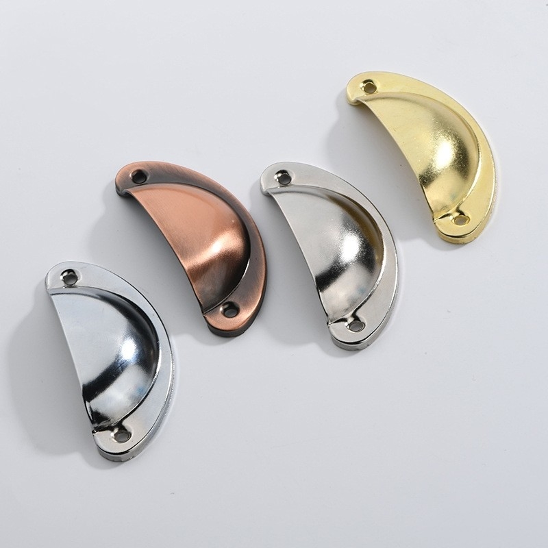 금속 주방 서랍 캐비닛 도어 핸들 Shellantique 황동 도어 캐비닛 손잡이 RCW-26986
