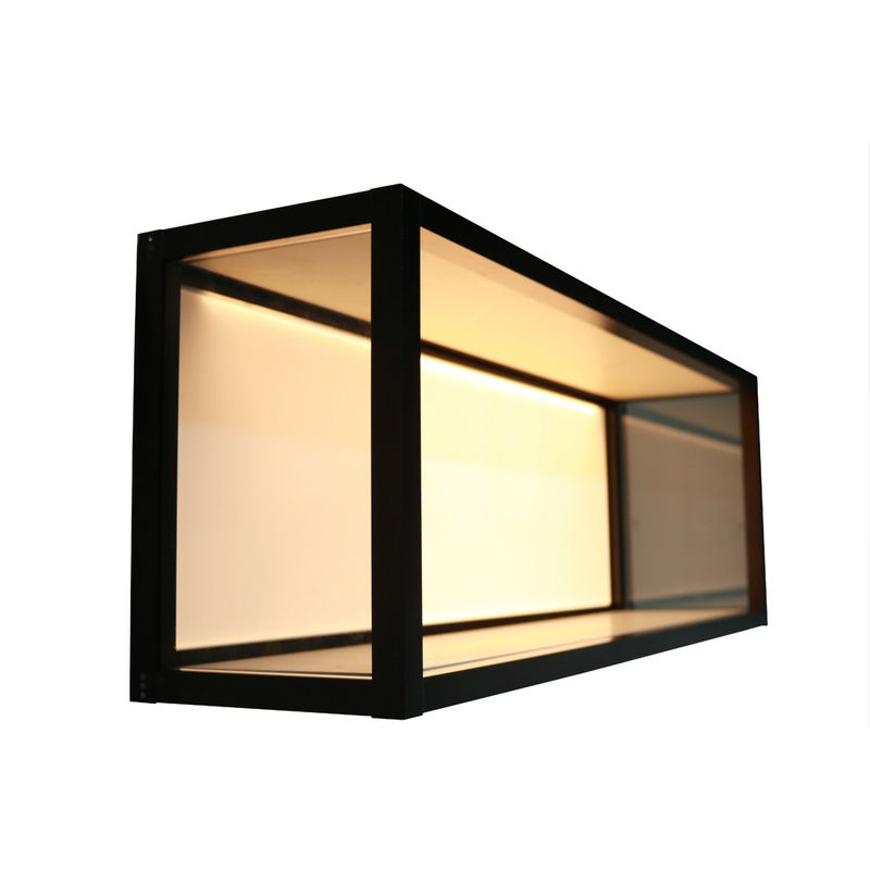 방 장식을 하기 위한 810x200x298mm 알루미늄 빛을 내는 큐브 벽 선반