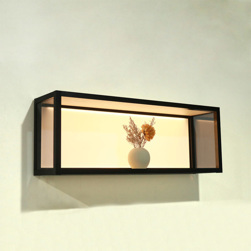 방 장식을 하기 위한 810x200x298mm 알루미늄 빛을 내는 큐브 벽 선반