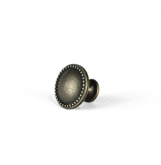 25mm Vintage Zinc Alloy Round Bronze Cabinet Knobs