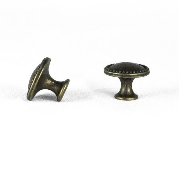 25mm Vintage Zinc Alloy Round Bronze Cabinet Knobs